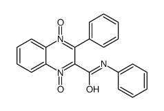 1-oxido-4-oxo-N,3-diphenylquinoxalin-4-ium-2-carboxamide Structure