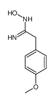 N'-Hydroxy-2-(4-methoxyphenyl)ethanimidamide Structure