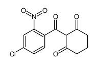 2-(4-chloro-2-nitrobenzoyl)cyclohexane-1,3-dione结构式