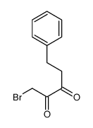 1-bromo-5-phenylpentane-2,3-dione Structure