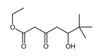 ethyl 5-hydroxy-6,6-dimethyl-3-oxoheptanoate结构式