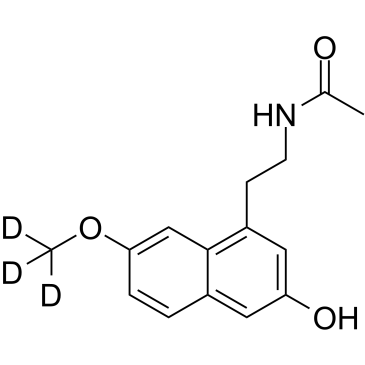 3-Hydroxy agomelatine D3 Structure