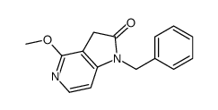 1-Benzyl-4-methoxy-1,3-dihydro-2H-pyrrolo[3,2-c]pyridin-2-one Structure