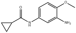 N-(3-amino-4-methoxyphenyl)cyclopropanecarboxamide Structure