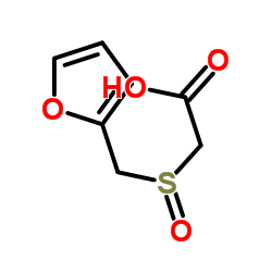 [(2-Furylmethyl)sulfinyl]acetic acid structure