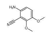 6-Amino-2,3-dimethoxy-6-nitrobenzonitrile结构式