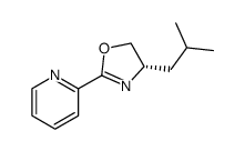 (S)-4-Isobutyl-2-(pyridin-2-yl)-4,5-dihydrooxazole Structure