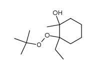 2-(tert-butylperoxy)-2-ethyl-1-methylcyclohexanol Structure