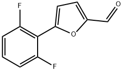 5-(2,6-Difluorophenyl)furan-2-carbaldehyde结构式