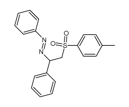 2-phenyl-2-(phenylazo)ethyl p-tolyl sulfone Structure