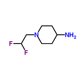 1-(2,2-Difluoro-ethyl)-piperidin-4-ylamine Structure