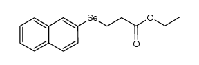 ethyl 2-naphthylselenopropanoate Structure