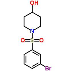 1-[(3-Bromophenyl)sulfonyl]-4-piperidinol picture