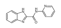 N-pyridin-2-yl-1H-benzimidazole-2-carboxamide结构式