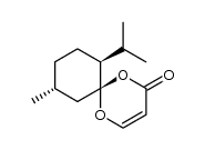 (6S,7S,10R)-7-isopropyl-10-methyl-4-oxo-1,5-dioxaspiro[5.5]undec-2-ene Structure