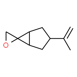 Spiro[bicyclo[3.1.0]hexane-6,2-oxirane],3-(1-methylethenyl)- Structure