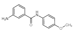 3-amino-N-(4-methoxyphenyl)benzamide structure