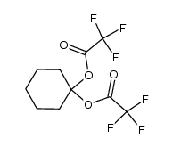 1,1-bis(trifluoroacetoxy)cyclohexane结构式