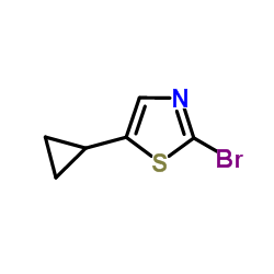 2-Bromo-5-cyclopropyl-1,3-thiazole Structure