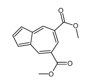 dimethyl azulene-5,7-dicarboxylate Structure