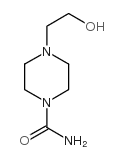 4-(2-hydroxyethyl)-piperazine-1-carboxylic acid amide structure