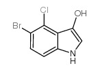 1H-Indol-3-ol, 5-bromo-4-chloro- Structure