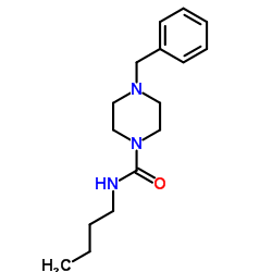 N-BUTYL(4-BENZYLPIPERAZINYL)FORMAMIDE Structure