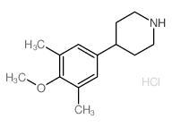 4-(4-Methoxy-3,5-dimethylphenyl)piperidine hydrochloride Structure