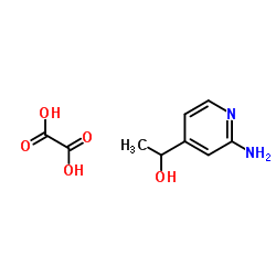 1-(2-Amino-4-pyridinyl)ethanol ethanedioate (1:1) Structure