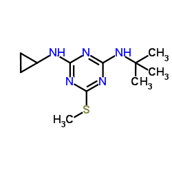 N2-(tert-Butyl)-N4-cyclopropyl-6-(methylthio)-1,3,5-triazine-2,4-diamine-d9结构式