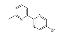 5-bromo-2-(6-methylpyridin-2-yl)pyrimidine Structure