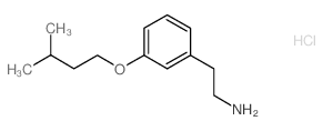 {2-[3-(3-Methylbutoxy)phenyl]ethyl}aminehydrochloride Structure