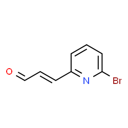(E)-3-(6-bromopyridin-2-yl)acrylaldehyde Structure