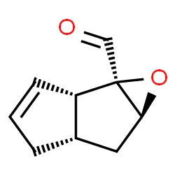 Pentaleno[1,2-b]oxirene-1a(1bH)-carboxaldehyde, 4,4a,5,5a-tetrahydro-, (1aalpha,1bbeta,4abeta,5aalpha)- (9CI) Structure