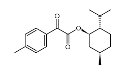 (-)-menthyl (4-methylphenyl)glyoxylate Structure