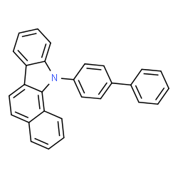 11-([1,1'-联苯]-4-基)-11H-苯并[a]咔唑结构式