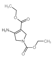 diethyl 4-amino-2,5-dihydropyrrole-1,3-dicarboxylate structure