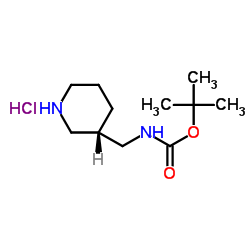 (S)-TERT-BUTYL (PIPERIDIN-3-YLMETHYL)CARBAMATE HYDROCHLORIDE picture