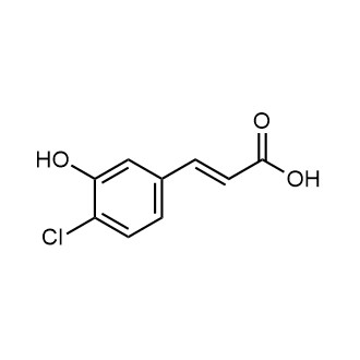 (E)-3-(4-Chloro-3-hydroxyphenyl)acrylicacid structure