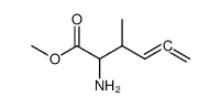 4,5-Hexadienoic acid,2-amino-3-methyl-,methyl ester结构式