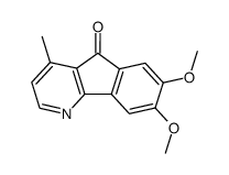 7,8-dimethoxy-4-methyl-5H-indeno[1,2-b]pyridin-5-one Structure