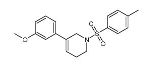 5-(3-methoxyphenyl)-1-p-toluenesulfonyl-1,2,3,6-tetrahydropyridine Structure