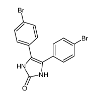 4,5-bis-(4-bromo-phenyl)-1,3-dihydro-imidazol-2-one picture