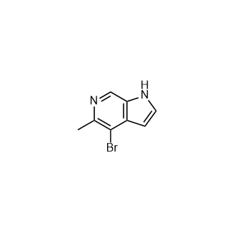 4-Bromo-5-methyl-1H-pyrrolo[2,3-c]pyridine Structure