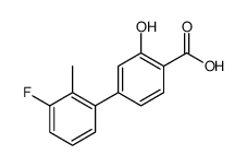 4-(3-fluoro-2-methylphenyl)-2-hydroxybenzoic acid Structure