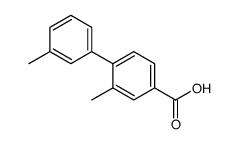 2,3-二甲基-[1,1-联苯]-4-羧酸结构式