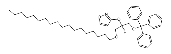 (R)-3-((1-(octadecyloxy)-3-(trityloxy)propan-2-yl)oxy)isoxazole Structure