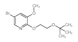 5-Bromo-2-(2-(tert-Butoxy)ethoxy)-3-methoxypyridine structure