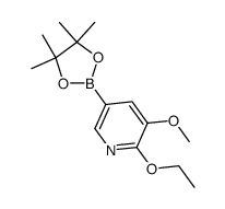 2-ethoxy-3-methoxy-5-(4,4,5,5-tetramethyl-1,3,2-dioxaborolan-2-yl)pyridine picture