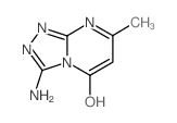 3-Amino-7-methyl-[1,2,4]triazolo[4,3-a]pyrimidin-5-ol结构式